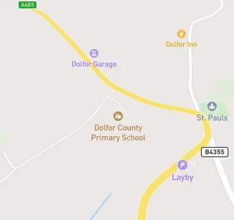 map for Dolfor C.P. School