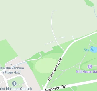 map for The New Buckenham Upper School