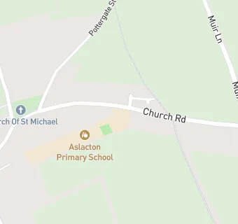 map for Aslacton Primary School