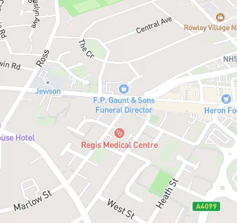 map for Your Health Partnership: Rowley Village Surgery