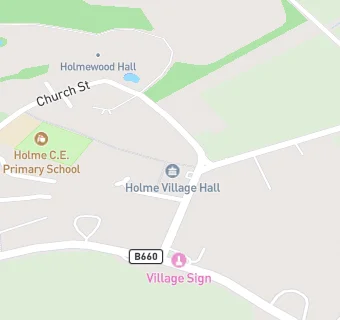 map for Holme Village Pre School