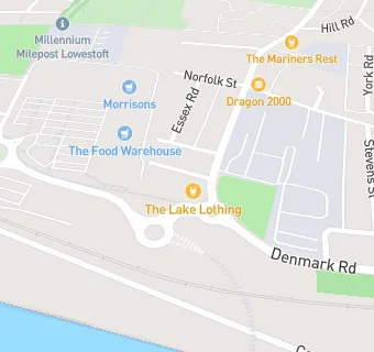 map for Lake Lothing