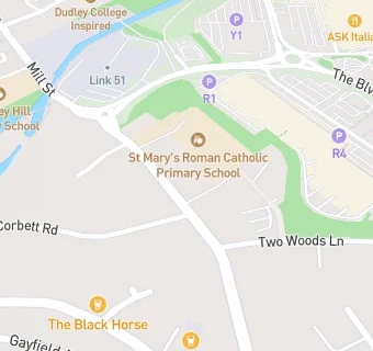 map for St Mary's RC Primary School