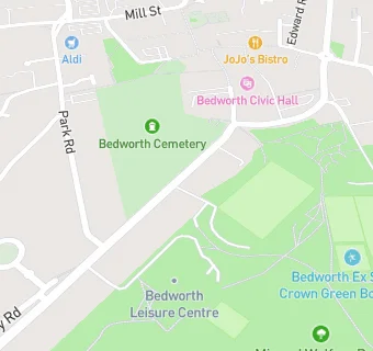 map for Bedworth Baptist Church