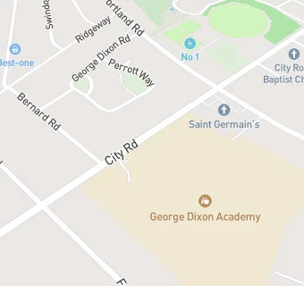 map for George Dixon Primary School