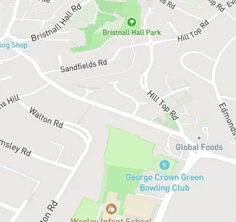 map for George Road (previously Kings) Community Church - Community Meals