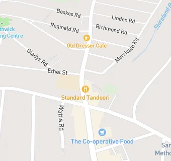 map for Standard Tandoori Restaurant