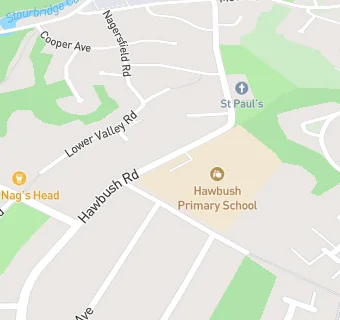 map for Hawbush Primary School