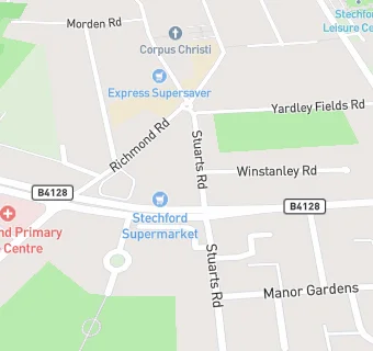 map for Bordesley Green East Nursery School
