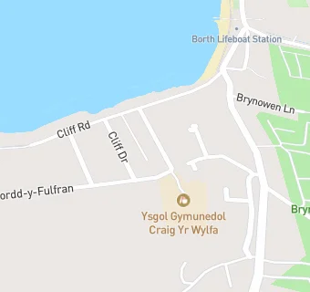 map for Ysgol Craig Yr Wylfa