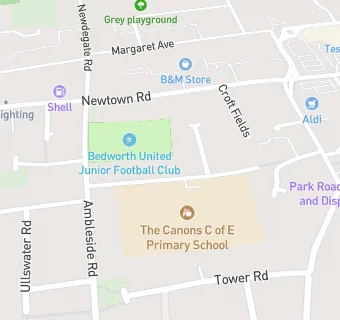 map for The Canons Upper School