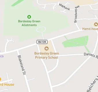 map for Bordesley Green Primary School
