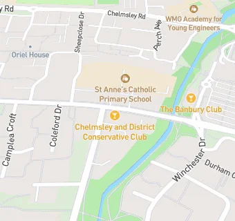 map for Chelmsley Wood Conservative Club