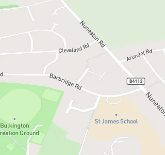 map for Caterlink @ St James C Of E Academy