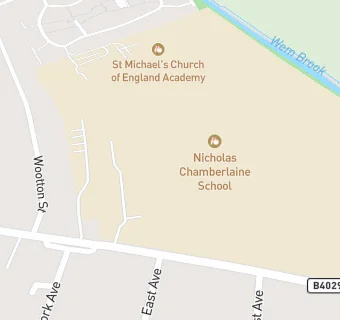 map for Nicholas Chamberlaine School