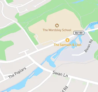 map for The Wordsley School