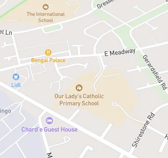 map for Our Lady's Catholic Primary School