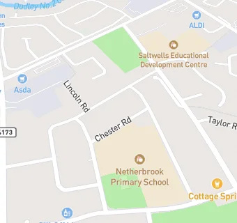 map for Netherbrook Acorns Before&After Club