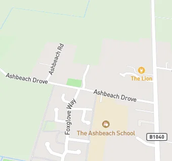 map for The Ashbeach Ladybirds Pre-School