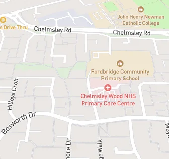 map for Fordbridge Community Primary School