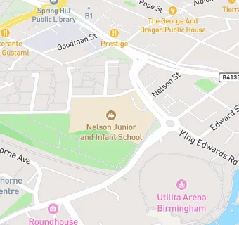 map for Nelson Primary School