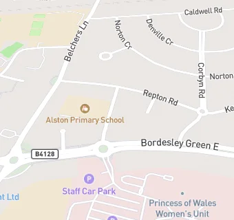 map for Alston Primary School