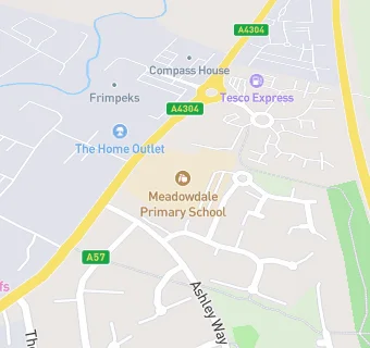 map for Meadowdale Primary School