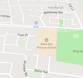 map for Belle Vue Nursery School