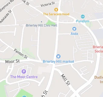 map for Bhandal Dental Practice - Brierley Hill