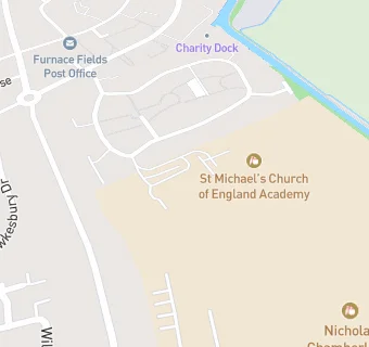 map for St Michael's C of E Academy