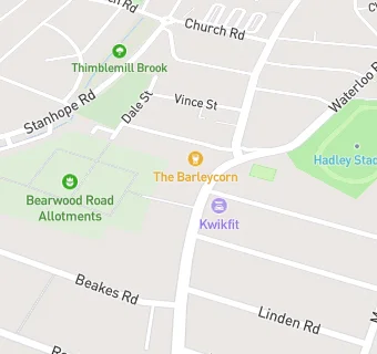 map for Bearwood  Chemists