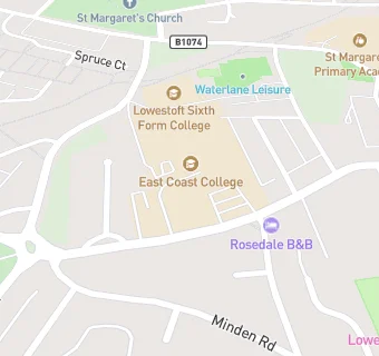 map for East Coast College Student Canteen