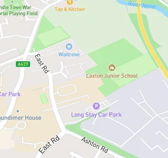 map for Laxton Junior School