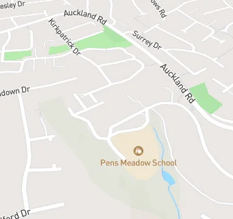 map for Pens Meadow School