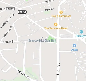 map for Bhandal Dental Practice - Talbot House