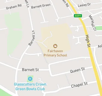 map for Fairhaven Primary School