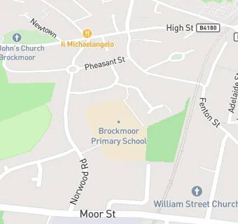 map for Brockmoor Primary School