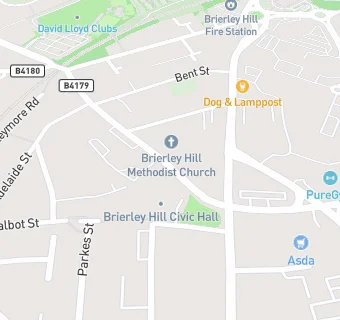 map for Brierley Hill Civic Hall