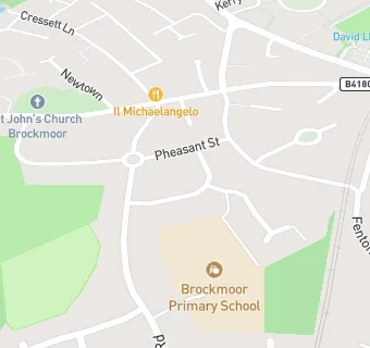 map for Brockmoor Primary School