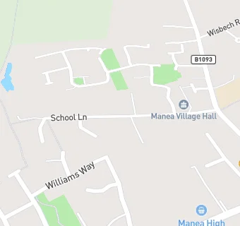 map for Manea Village Hall