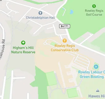 map for Rowley Regis College