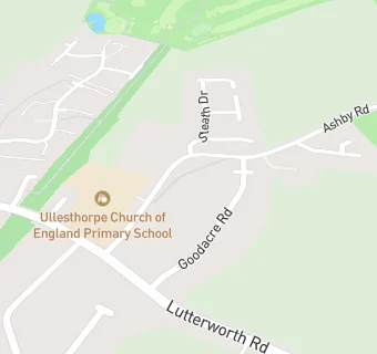 map for Ullesthorpe Primary School