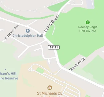 map for Hawes Lane Surgery