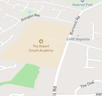 map for The Robert Smyth School