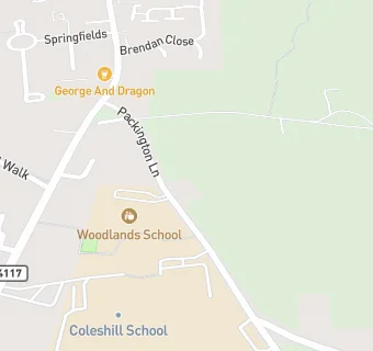 map for Woodlands