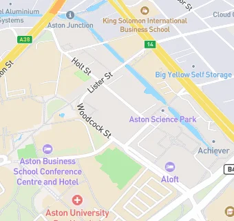 map for Aston University Nursery And Pre School