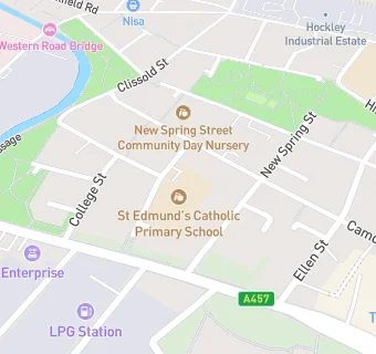 map for St Edmund's Catholic Primary School