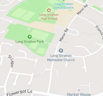 map for Manor Field Infant and Nursery School