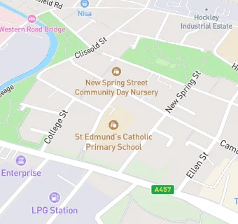 map for St. Edmunds After School Club