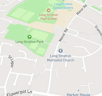 map for Long Stratton High School